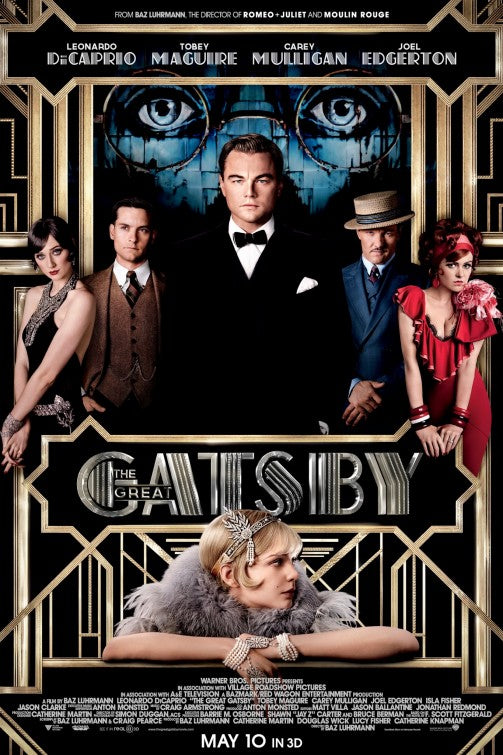 1000 piece jigsaw puzzle for the movie poster: The Great Gatsby (2013) ver15