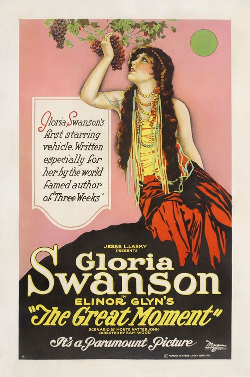the movie poster: The Great Moment (1921)