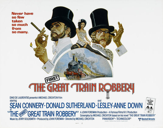 the movie poster: The Great Train Robbery (1979) ver3