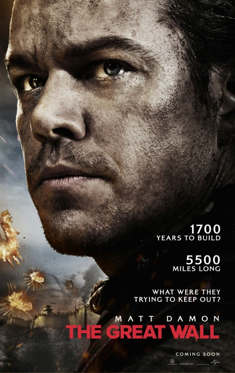 1000 piece jigsaw puzzle for the movie poster: The Great Wall (2016)