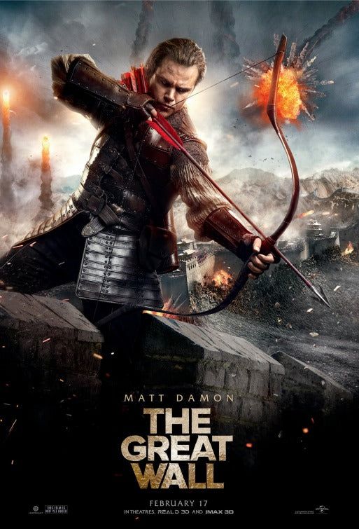 1000 piece jigsaw puzzle for the movie poster: The Great Wall (2016) ver16