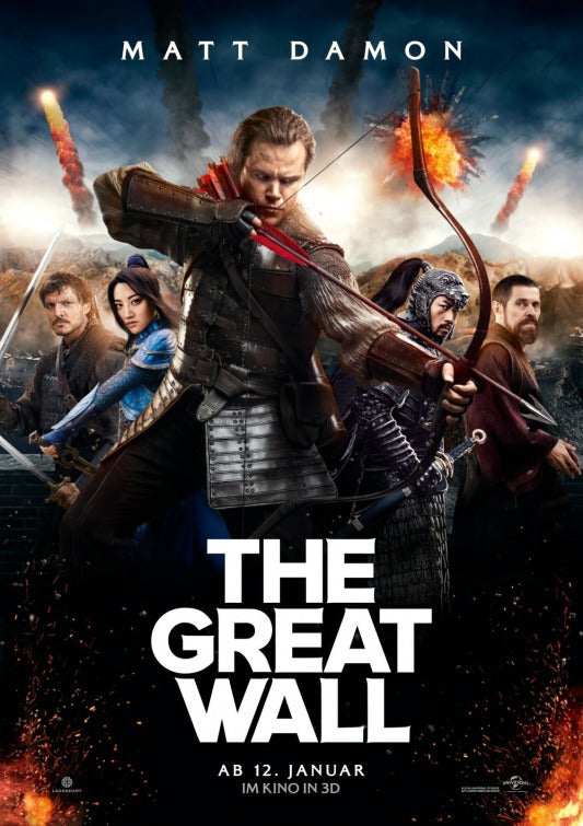 1000 piece jigsaw puzzle for the movie poster: The Great Wall (2016) ver19