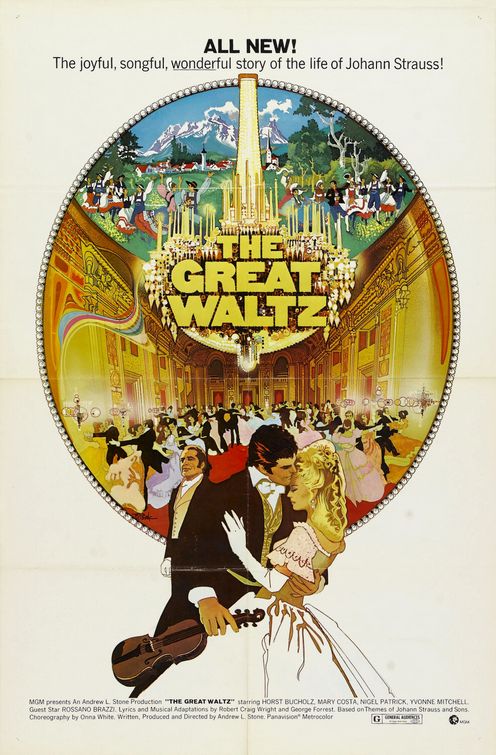 the movie poster: The Great Waltz (1972)
