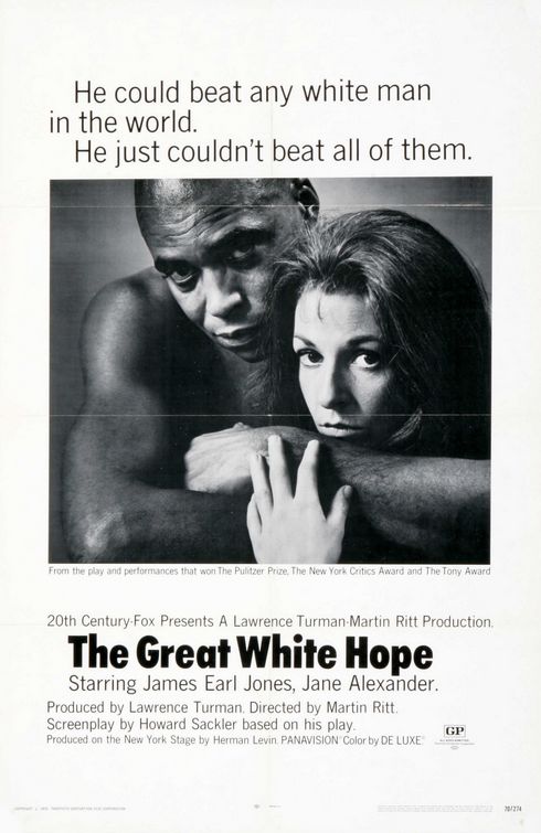 the movie poster: The Great White Hope (1970)