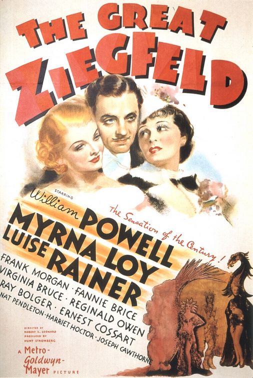 the movie poster: The Great Ziegfeld (1936) ver2