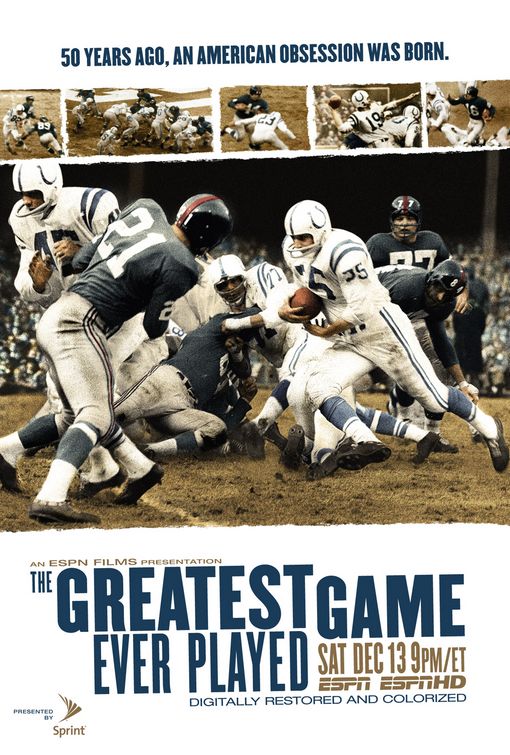 1000 piece jigsaw puzzle for tv poster: The Greatest Game Ever Played