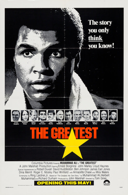 1000 piece jigsaw puzzle for the movie poster: The Greatest (1977) ver2