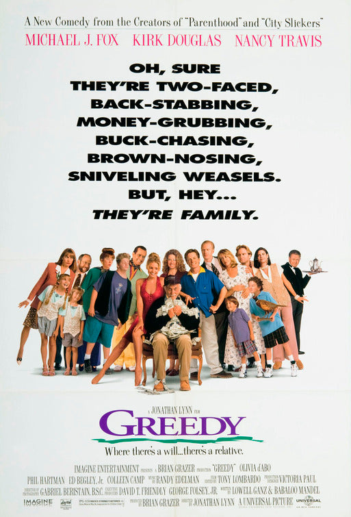 the movie poster: Greedy (1994)
