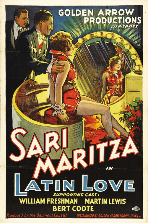 1000 piece jigsaw puzzle for the movie poster: Latin Love (1930)