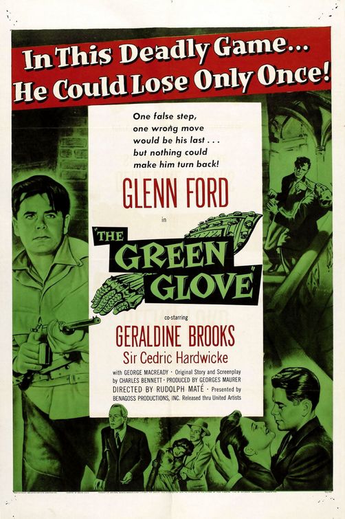 the movie poster: The Green Glove (1952)