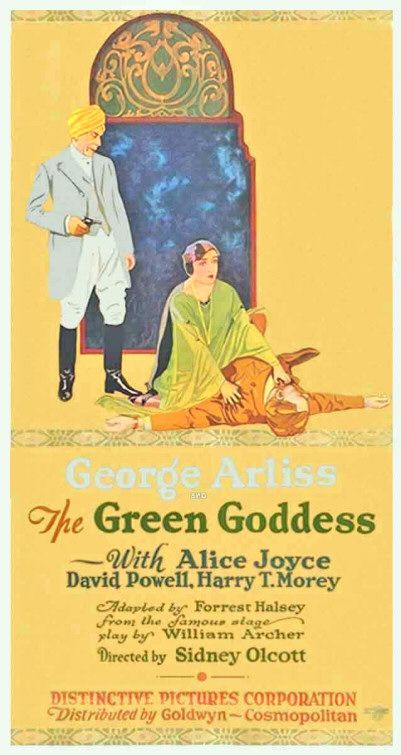 the movie poster: The Green Goddess (1923)