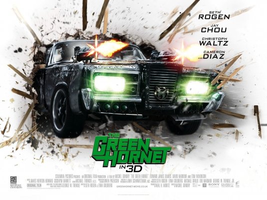 1000 piece jigsaw puzzle for the movie poster: The Green Hornet (2011) ver10