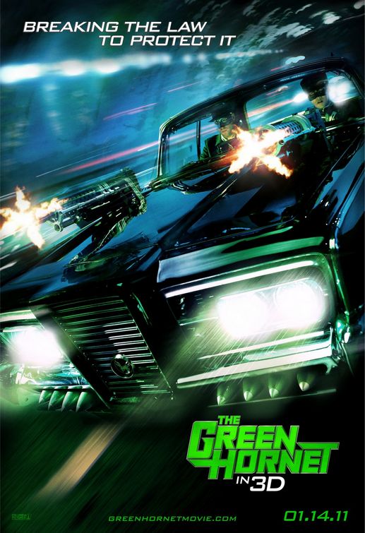 1000 piece jigsaw puzzle for the movie poster: The Green Hornet (2011) ver2