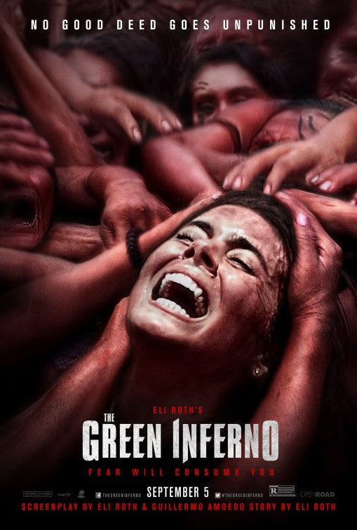 1000 piece jigsaw puzzle for the movie poster: The Green Inferno (2013)
