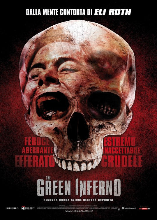 1000 piece jigsaw puzzle for the movie poster: The Green Inferno (2013) ver3