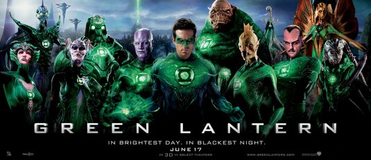 1000 piece jigsaw puzzle for the movie poster: Green Lantern (2011) ver12