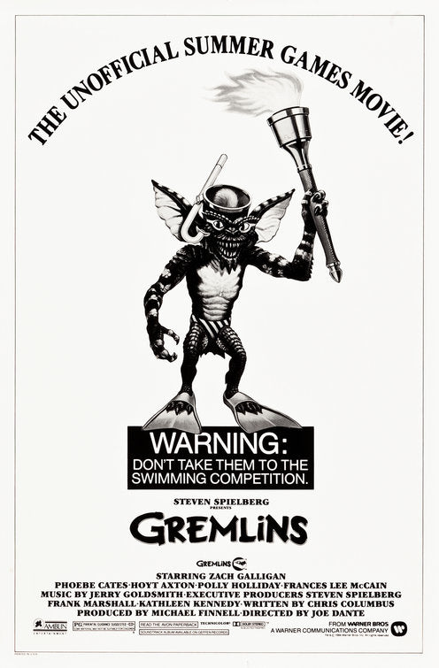1000 piece jigsaw puzzle for the movie poster: Gremlins (1984) ver4