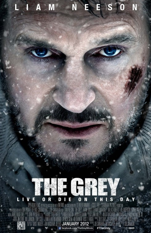 1000 piece jigsaw puzzle for the movie poster: The Grey (2012)