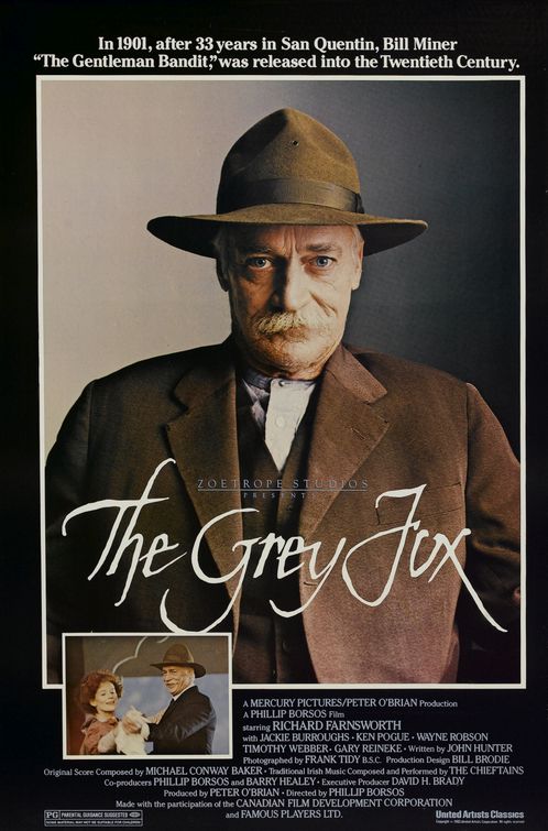 the movie poster: The Grey Fox (1983)