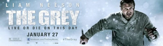 1000 piece jigsaw puzzle for the movie poster: The Grey (2012) ver2