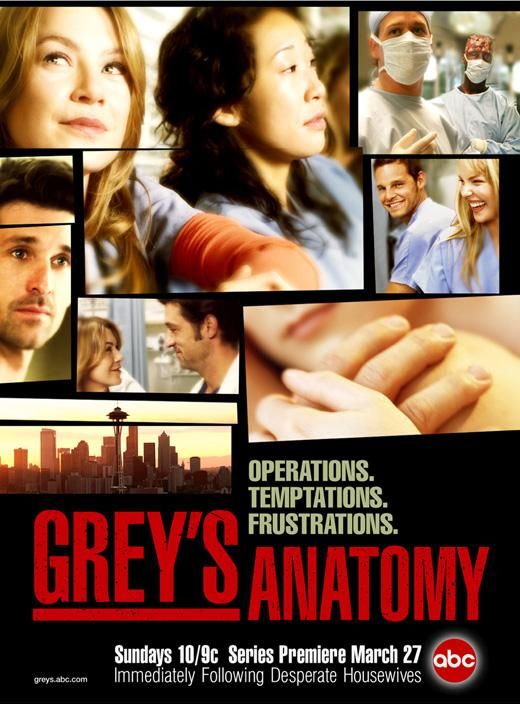 1000 piece jigsaw puzzle for tv poster: Grey's Anatomy