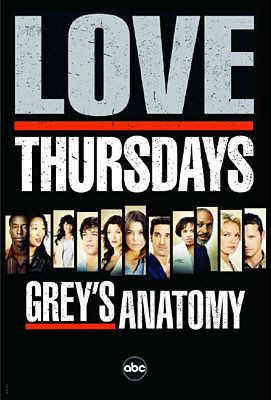 1000 piece jigsaw puzzle for tv poster: Grey's Anatomy, ver2