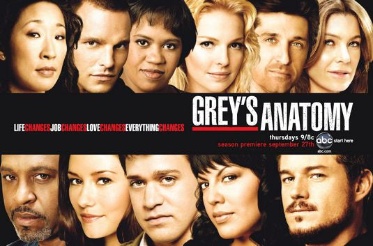 1000 piece jigsaw puzzle for tv poster: Grey's Anatomy, ver4