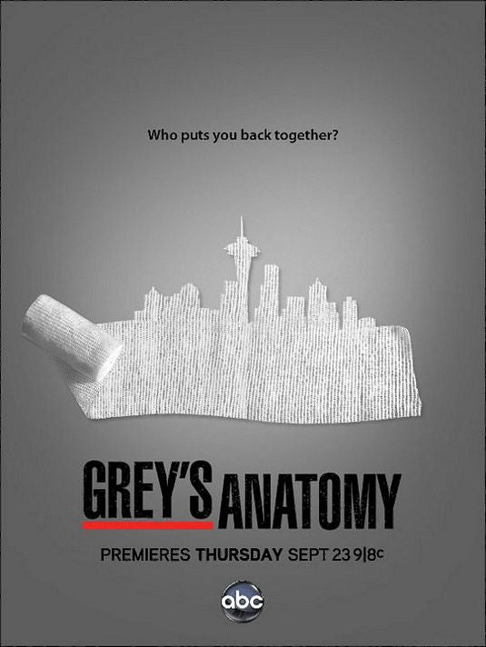 1000 piece jigsaw puzzle for tv poster: Grey's Anatomy, ver9