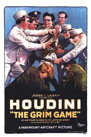 the movie poster: The Grim Game (1919)