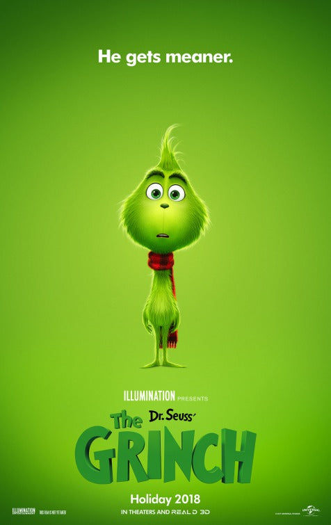 1000 piece jigsaw puzzle for the movie poster: The Grinch (2018)