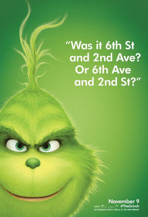 1000 piece jigsaw puzzle for the movie poster: The Grinch (2018) ver24