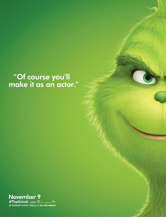 1000 piece jigsaw puzzle for the movie poster: The Grinch (2018) ver32