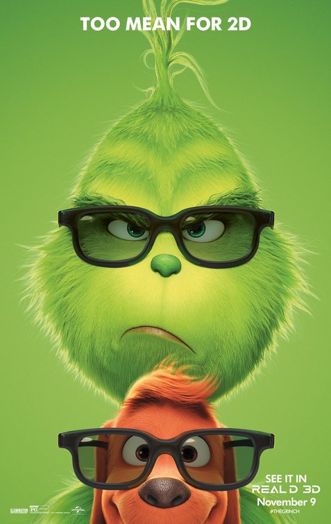 1000 piece jigsaw puzzle for the movie poster: The Grinch (2018) ver39