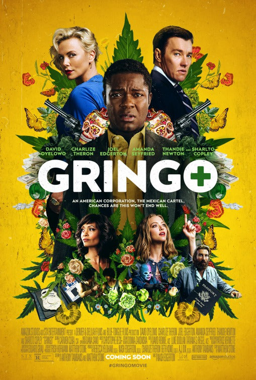 1000 piece jigsaw puzzle for the movie poster: Gringo (2018)