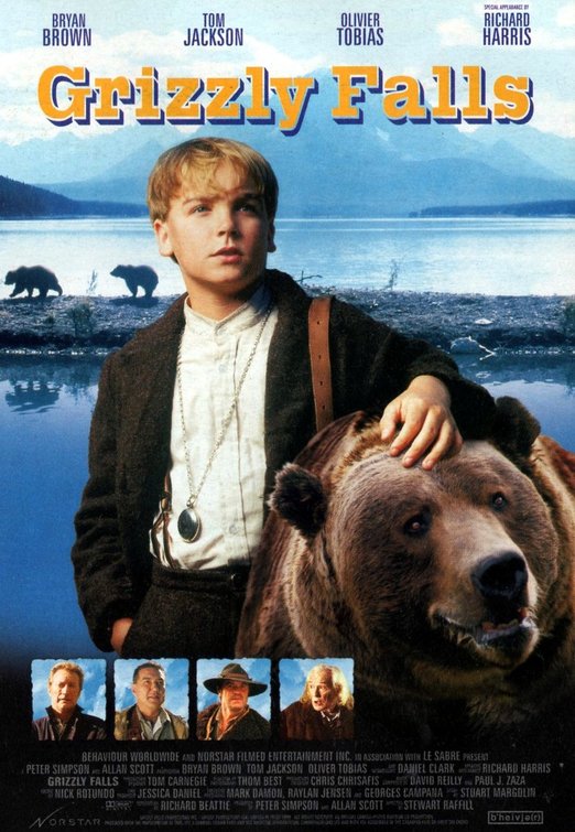 1000 piece jigsaw puzzle for the movie poster: Grizzly Falls (1999)