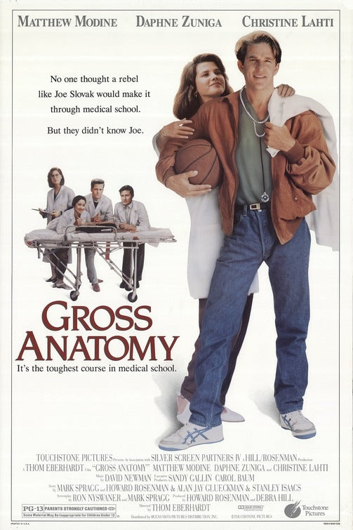 the movie poster: Gross Anatomy (1989)