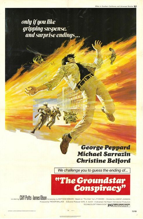 the movie poster: The Groundstar Conspiracy (1972)