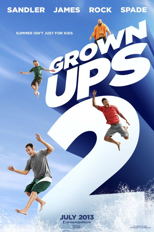 1000 piece jigsaw puzzle for the movie poster: Grown Ups 2 (2013)
