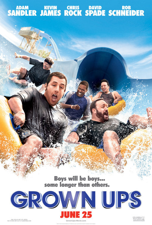 1000 piece jigsaw puzzle for the movie poster: Grown Ups (2010) ver2