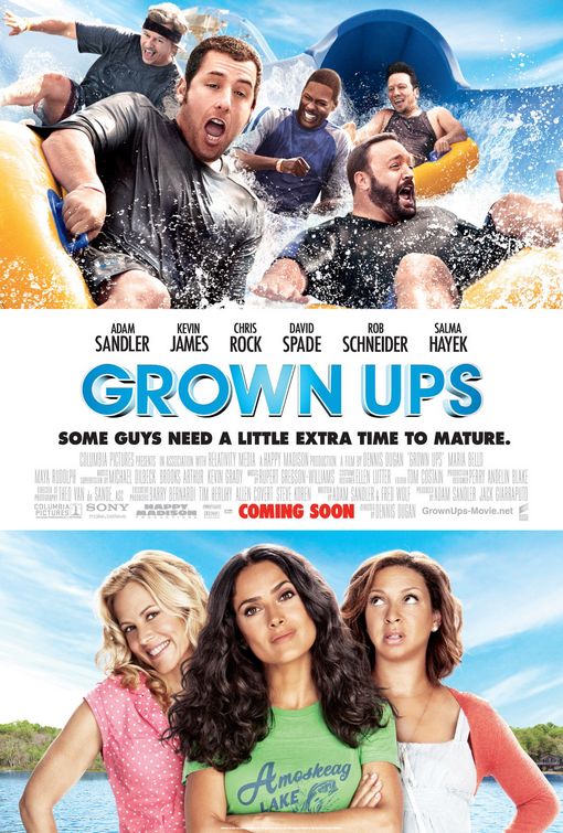1000 piece jigsaw puzzle for the movie poster: Grown Ups (2010) ver3