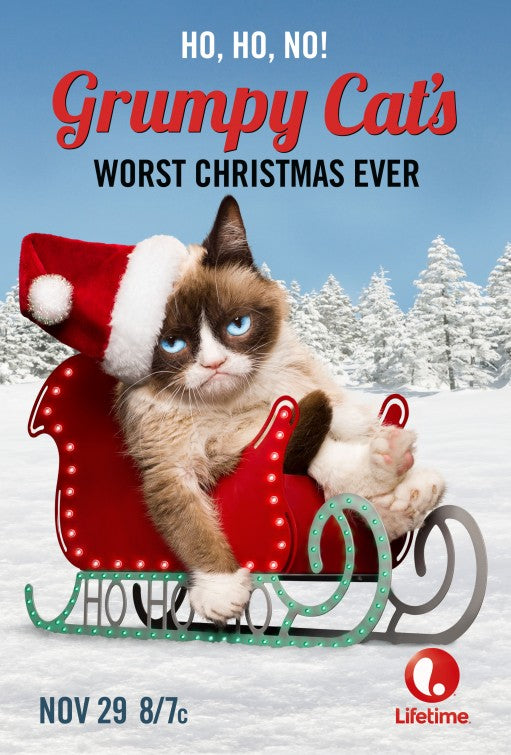 1000 piece jigsaw puzzle for tv poster: Grumpy Cat's Worst Christmas Ever