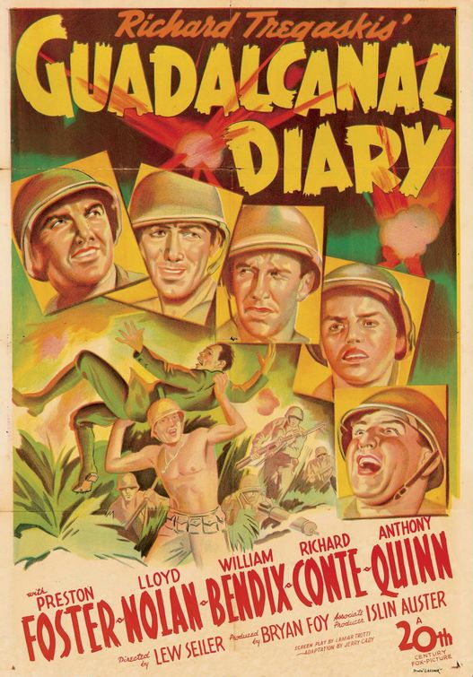 the movie poster: Guadalcanal Diary (1943)