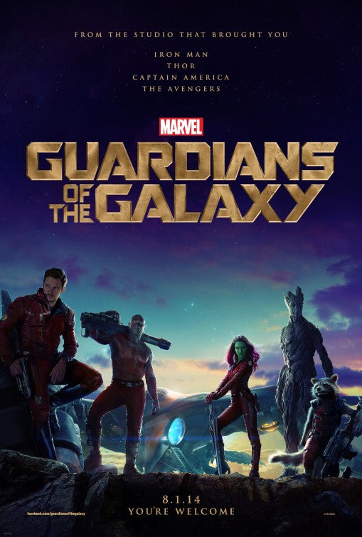 1000 piece jigsaw puzzle for the movie poster: Guardians of the Galaxy (2014)