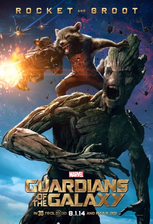 1000 piece jigsaw puzzle for the movie poster: Guardians of the Galaxy (2014) ver4