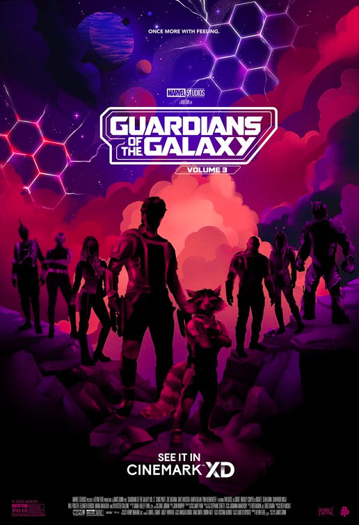 1000 piece jigsaw puzzle for the movie poster: Guardians of the Galaxy Vol. 3 (2023) ver20
