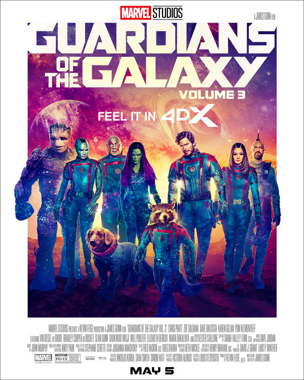 1000 piece jigsaw puzzle for the movie poster: Guardians of the Galaxy Vol. 3 (2023) ver6