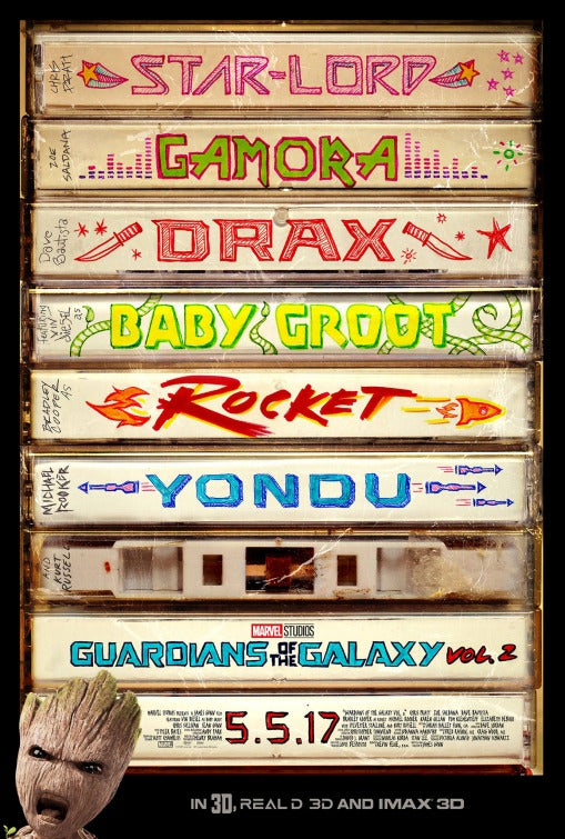 1000 piece jigsaw puzzle for the movie poster: Guardians of the Galaxy Vol. 2 (2017) ver2