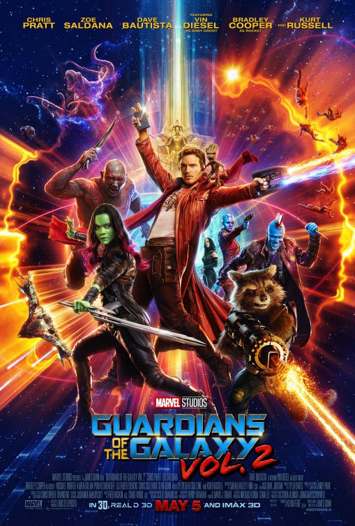 1000 piece jigsaw puzzle for the movie poster: Guardians of the Galaxy Vol. 2 (2017) ver4