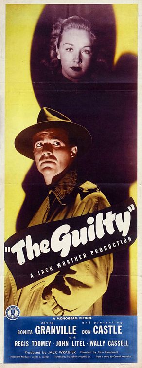 the movie poster: The Guilty (1947)