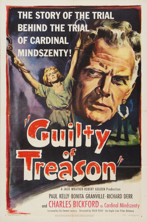 1000 piece jigsaw puzzle for the movie poster: Guilty of Treason (1950)